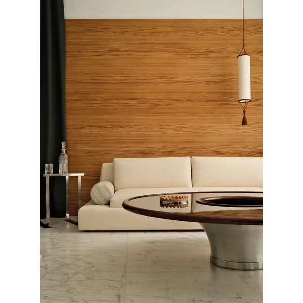 "Loulou" Coffee Table, lacquer, walnut and stainless steel