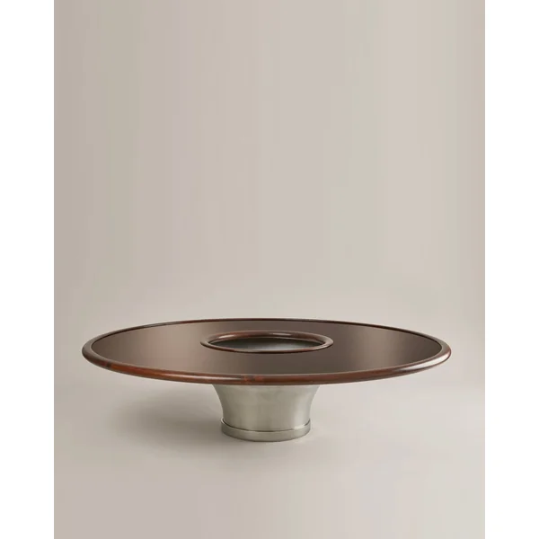 "Loulou" Coffee Table, lacquer, walnut and stainless steel