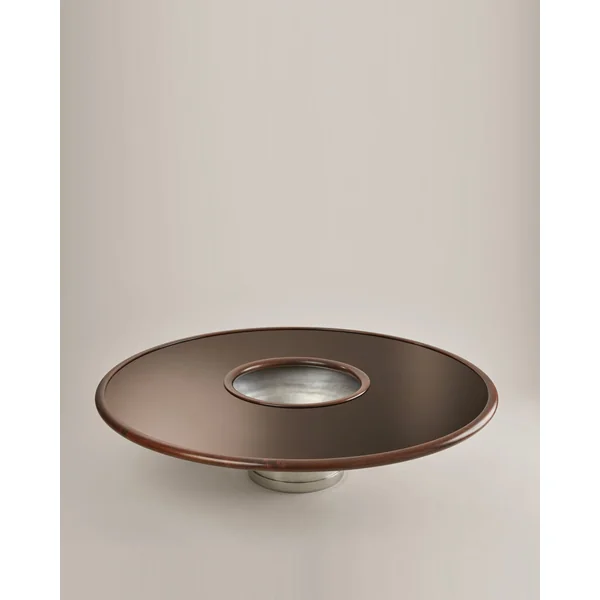 "Loulou" Coffee Table, lacquer, walnut and stainless steel