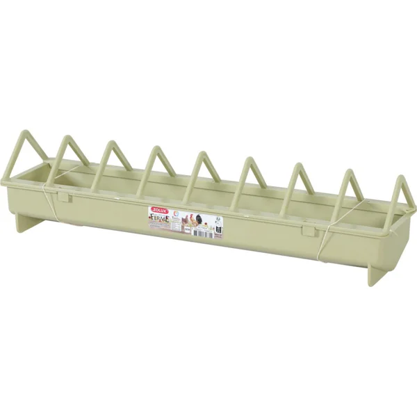 Mangeoire pour basse-cour en plastique coloris vert clair Zolux - 50 cm