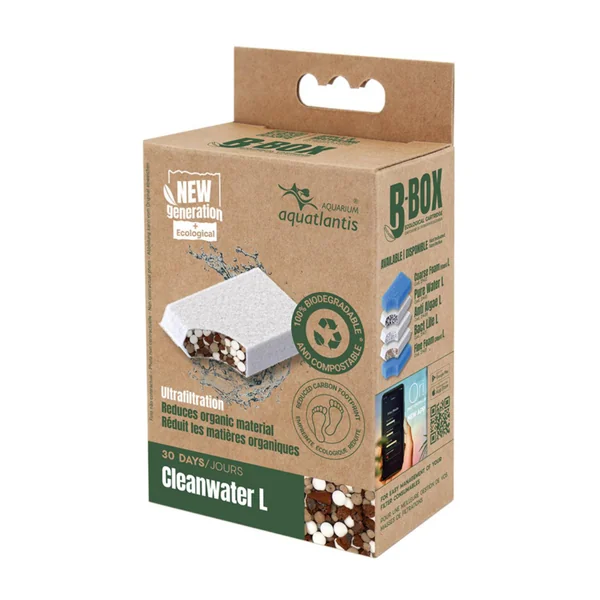 Masse filtrante pour aquarium coloris blanc Aquatlantis B-Box cleanwater - Taille L