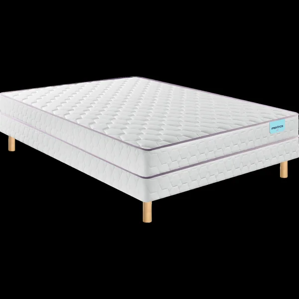 MERINOS Ensemble sommier et matelas Natty - 160 x 200 cm