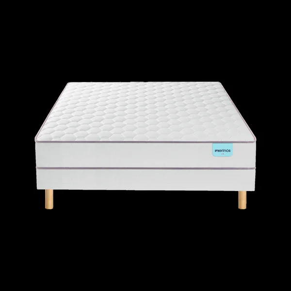 MERINOS Ensemble sommier et matelas Natty - 160 x 200 cm