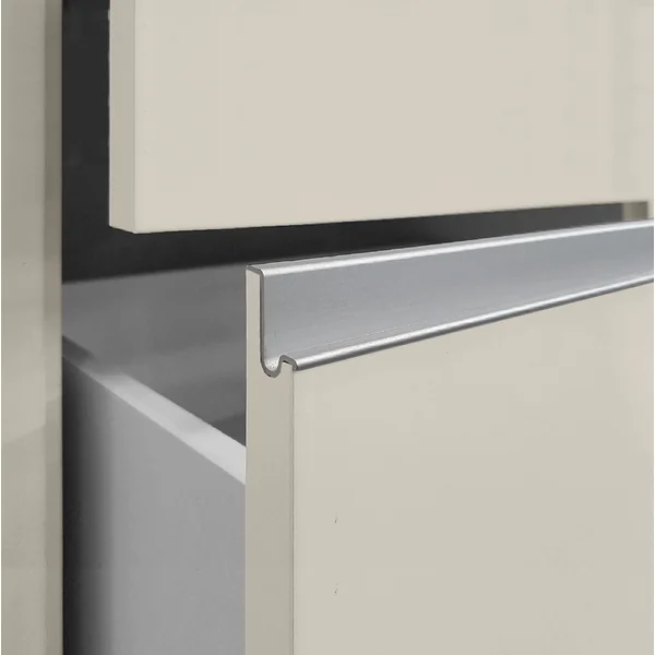 Meuble TV moderne 240 cm coloris cachemire Maeva