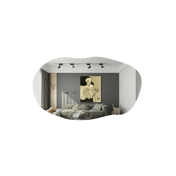 Miroir design organique forme libre 89 cm - mural CODY