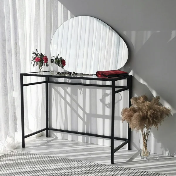 Miroir mural organique forme galet 76 cm - style design CODY