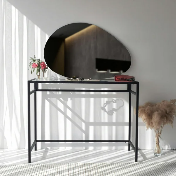 Miroir mural organique forme galet 76 cm - style design CODY