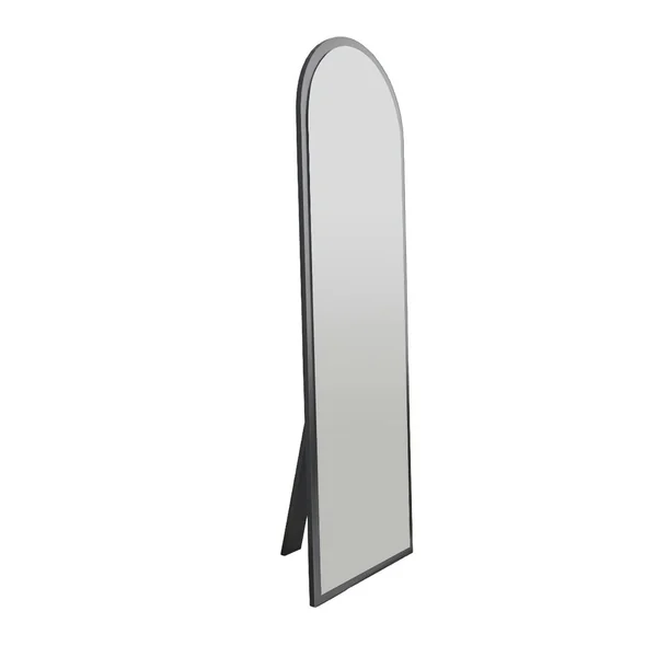 Miroir plein pied ovale noir 160 cm - mural ou à poser CODY