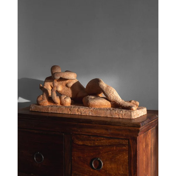 Modernist Terracotta Sculpture by Bengt Amundin, 1950s