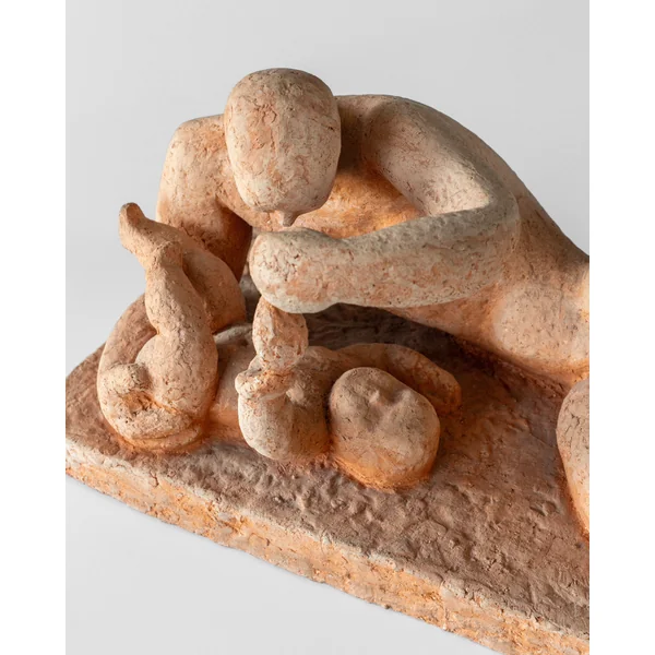Modernist Terracotta Sculpture by Bengt Amundin, 1950s