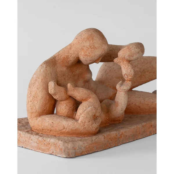 Modernist Terracotta Sculpture by Bengt Amundin, 1950s