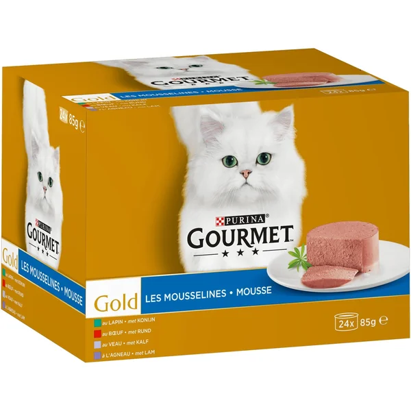 Mousse pour chat Les Mousselines 24x85g GOURMET