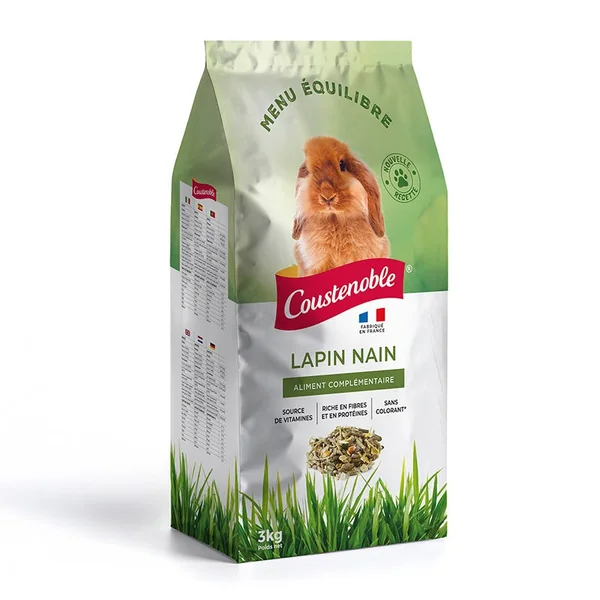Mélange complet Lapin nain Equilibre - Sac de 3 kg