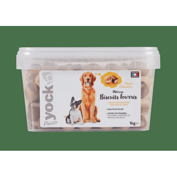 Mélange de biscuits fourrés Plaisir Éducation 1kg YOCK
