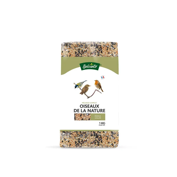 Mélange de graines pour Oiseaux de la nature - Sac de 1 kg