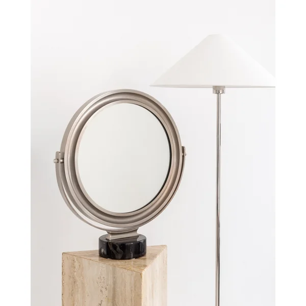 'Narciso' Table Mirror by Sergio Mazza for Artemide, 1970s, Italy
