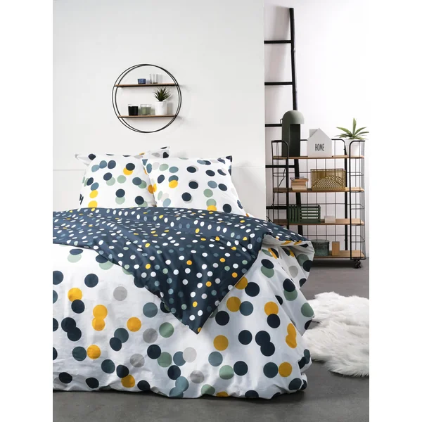 PARURE 200X210CM ET TAIE OREILLER 65X65CM 57 FILS MODELE 5