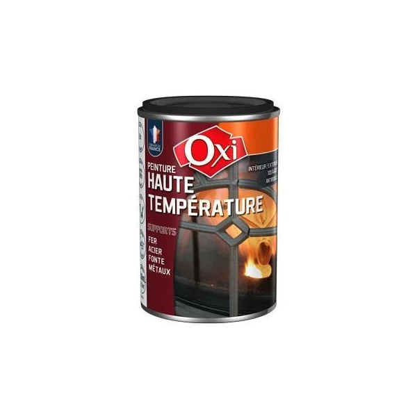 Peinture haute temperature noir satin 250ml