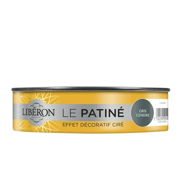 Peinture meuble le patiné gris cendré 150ml LIBERON