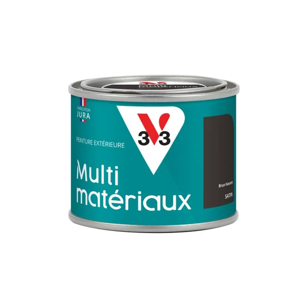 Peinture multi-supports direct protect satin 125 ml Brun