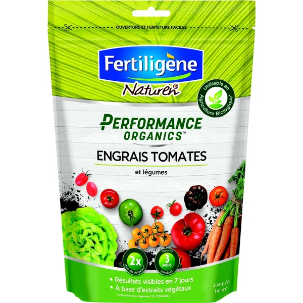 Performance Organics Engrais tomates et légumes UAB 700g