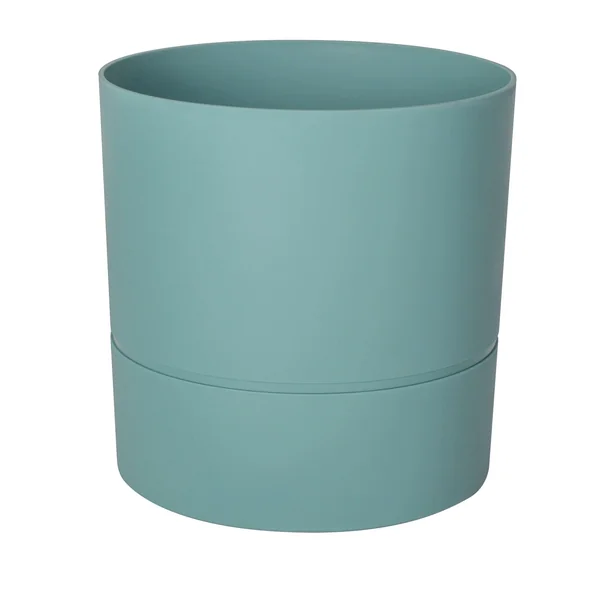 Pot rond gamme Aquaduo Ø24 cm vert eucalyptus 7L EDA