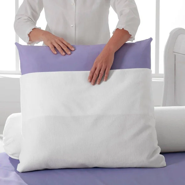 Protège oreiller molleton anti acariens et bactérien Anais - 50 x 70 cm