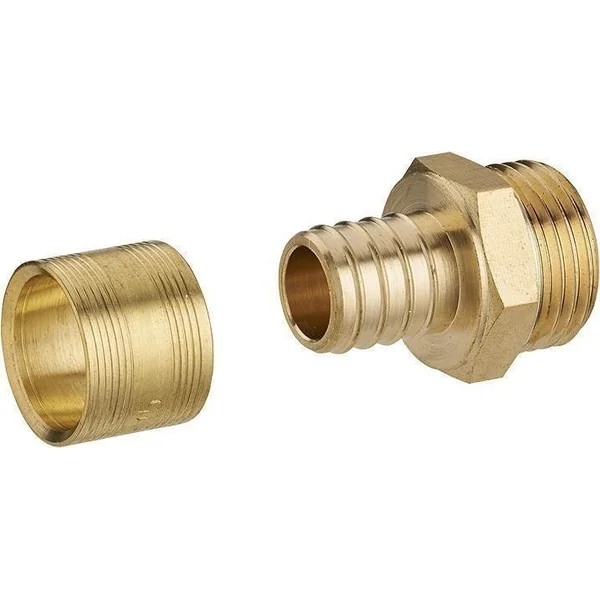 Raccord à glissement droit tube PER Mâle M15x21 Ø16