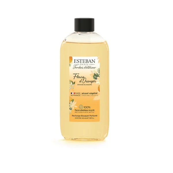 Recharge pour bouquet parfumé Esteban parfum Fleur d’oranger - 200 ml