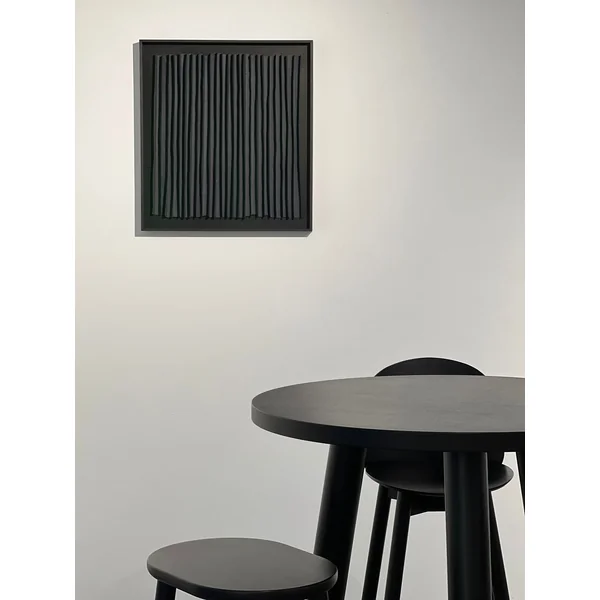 'Rhythm Black' Cotton Rag Paper Composition
