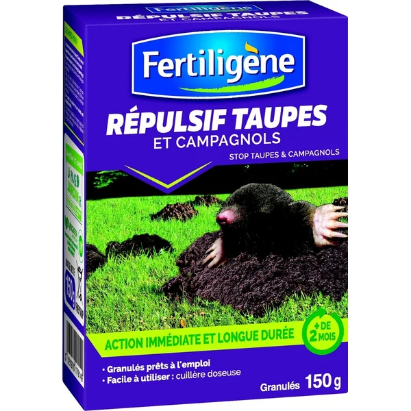 Répulsif taupes et campagnols 150g