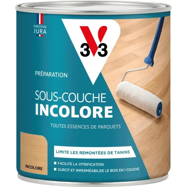 Sous-couche pour parquets incolore 0,75L V33