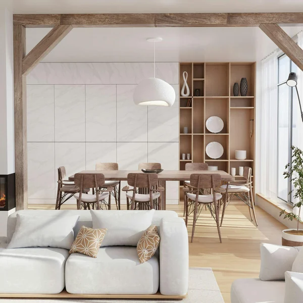 Suspension blanche design forme organique 42 cm NOXIS