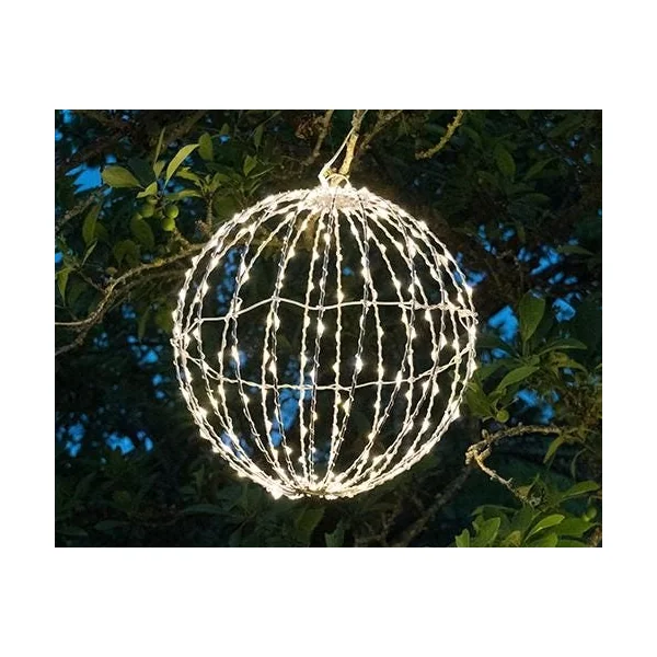 Suspension Gaia pliable haute luminosité blanc chaud