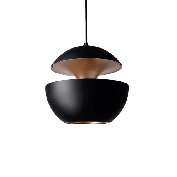 Suspension HERE COMES THE SUN 350 Noir & cuivre DCW EDITIONS