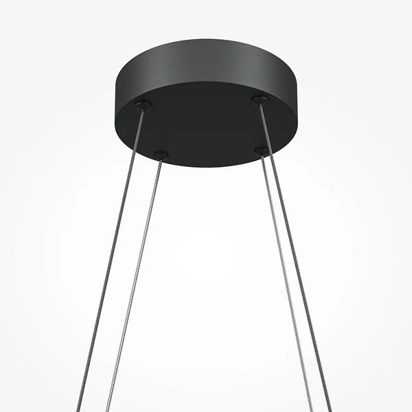 Suspension noire LED – barres croisées minimalistes SALEM