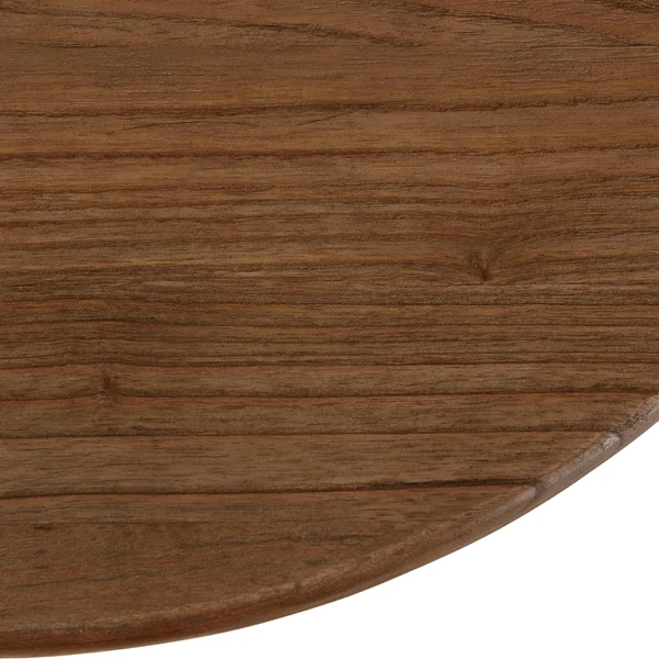 Table basse 140cm forme organique en bois de mindi ARCUS