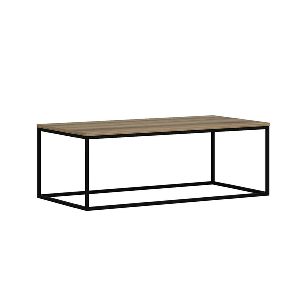 Table basse rectangulaire minimaliste effet noyer JENA