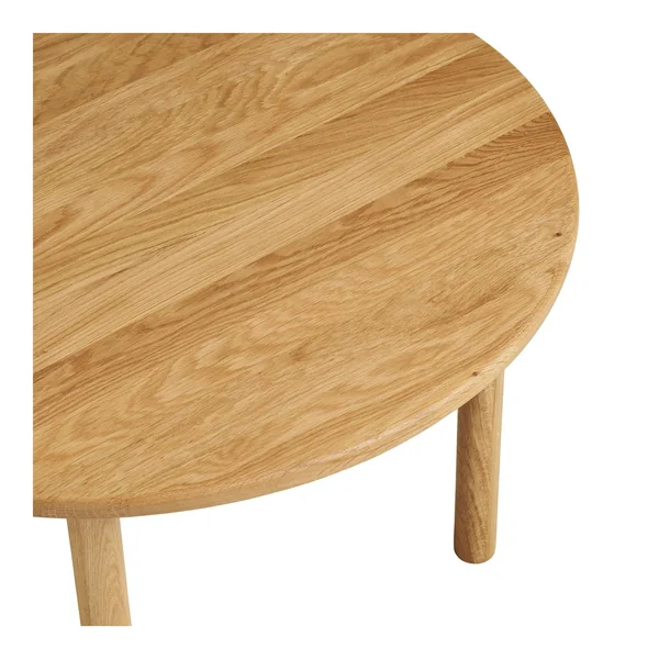 Table basse ronde moderne bois de chêne clair Ø 70 cm PARMA