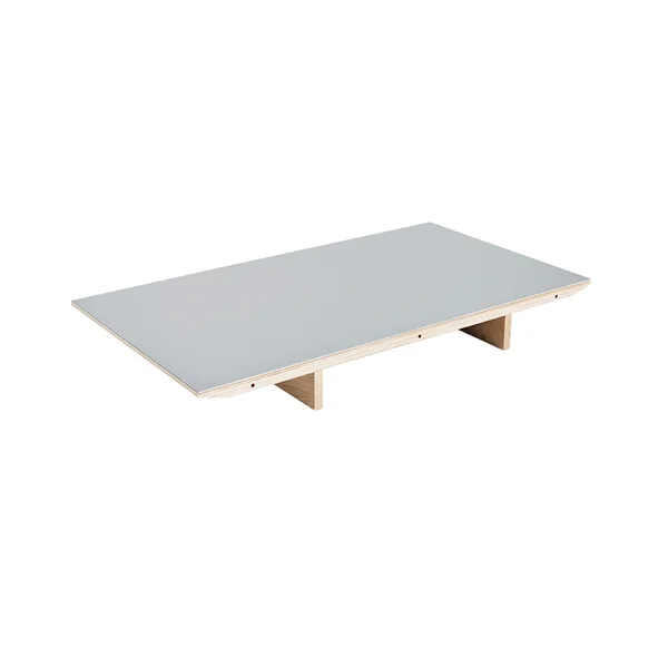 Table CPH 30 Rallonge 50x90 Lino gris/ chêne vernis à base d'eau HAY
