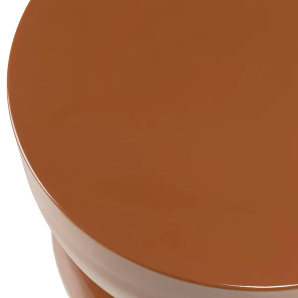 Table d'appoint design en fer couleur brun ELORA