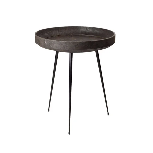 Table d'appoint guéridon BOWL WASTE Coffee waste black MATER