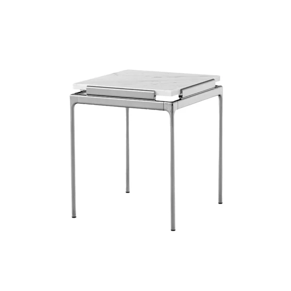 Table d'appoint guéridon SETT LN11 Marbre Carrare AND TRADITION