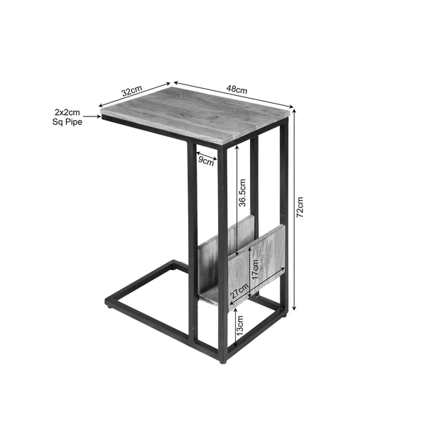 Table d'appoint pour ordinateur H. 72 cm ALMA