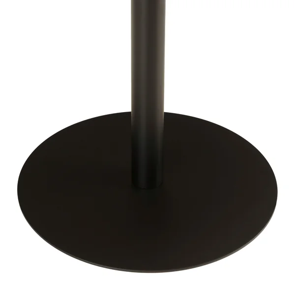 Table d'appoint ronde en bois couleur naturelle pied noir CASTILLE