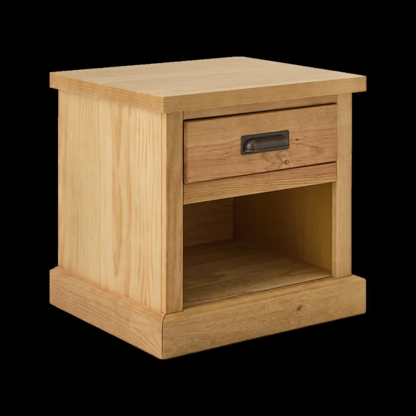 Table de chevet 1 tiroir bois massif Indra