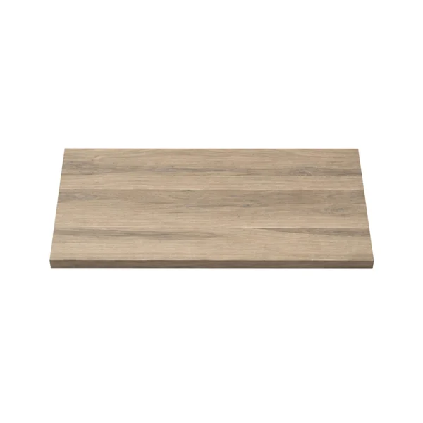 Table extensible bois grisé bords droits pied bois 240 cm PALERME