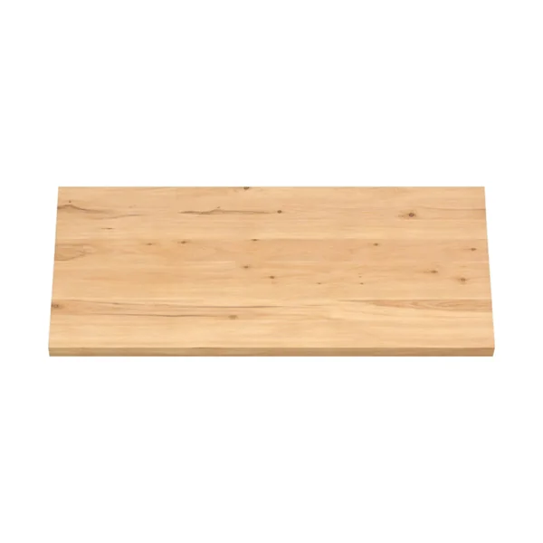 Table extensible bois huilé bords droits pied grège 240 cm PALERME