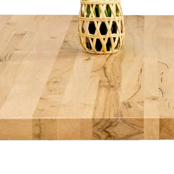 Table extensible bois huilé bords droits pieds en X 200 cm PALERME