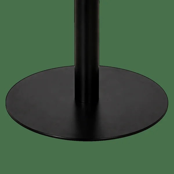 Table ronde chêne blanc pied central droit 110 cm PALERME